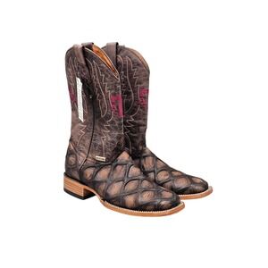 Vaccari Men's Size 9 US NWT Texas A & M University Brown Alligator Leather Boots